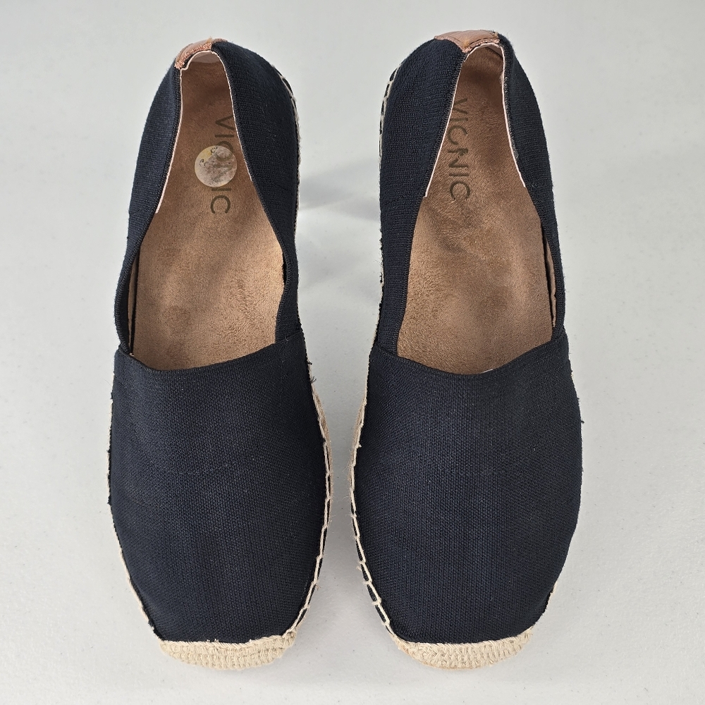 Vionic Black Slip-On Espadrille - Comfort Women's Shoe - Picture 3 of 7